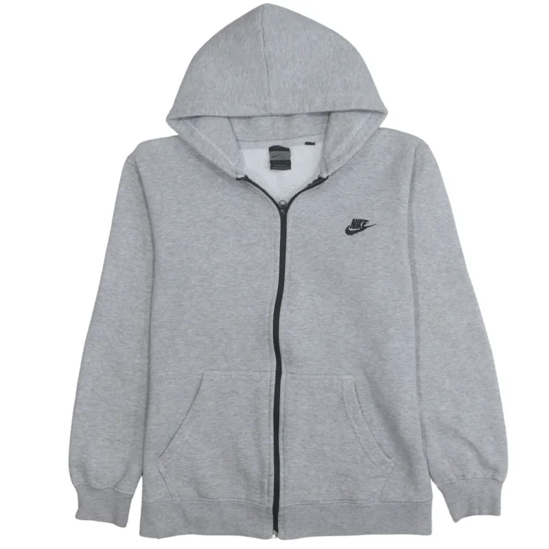 Nike 90's Swoosh Full Zip Up Hoodie Medium Grey sold by Vintage Club