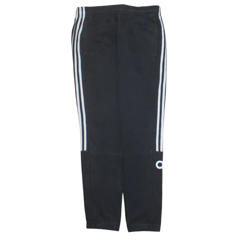 Adidas 90's Elasticated Waistband Drawstrings Casual Joggers / Sweatpants Medium Black sold by Vintage Club