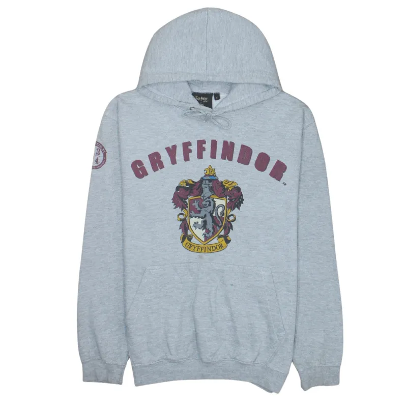 Harry Potter 90's Gryffindor Pullover Hoodie Medium Grey made by Vintage Club