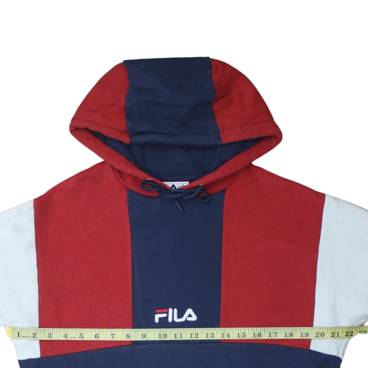 Fila 90's Loungewear Pullover Hoodie Small Navy Blue sold by Vintage Club product image thumbnail 5