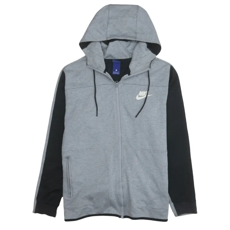 Nike 90's Swoosh Full Zip Up Hoodie Large Grey sold by Vintage Club