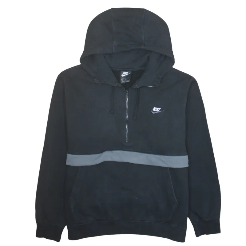 Nike 90's Swoosh Half Zip Hoodie XLarge Black sold by Vintage Club