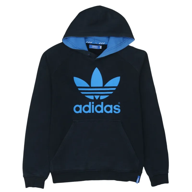 Adidas 90's Spellout Pullover Hoodie XLarge Black sold by Vintage Club