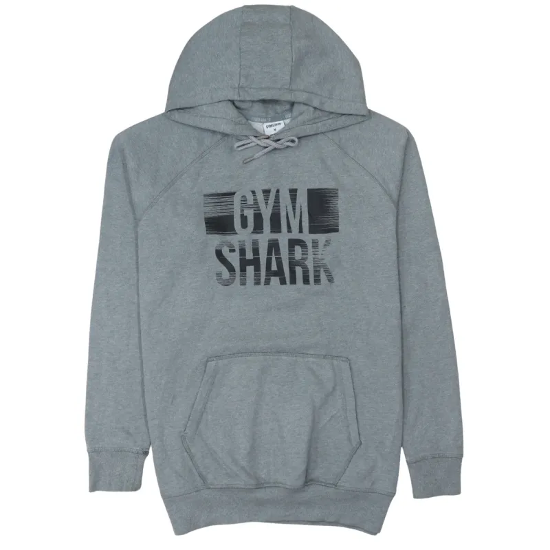 Gym Shark 90's Spellout Pullover Hoodie Medium Grey made by Gymshark