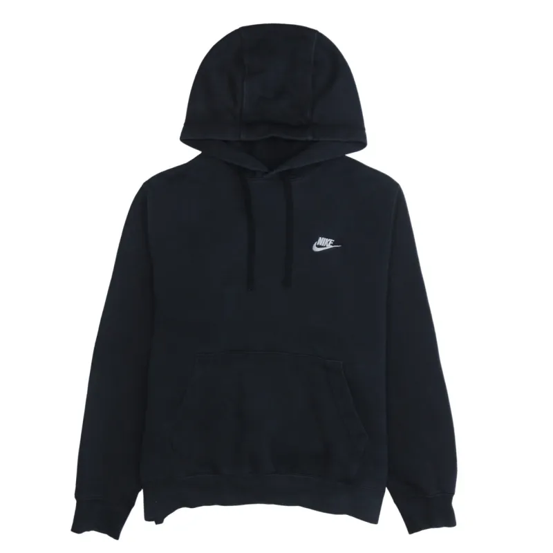 Nike 90's Swoosh Pullover Hoodie Medium Black sold by Vintage Club