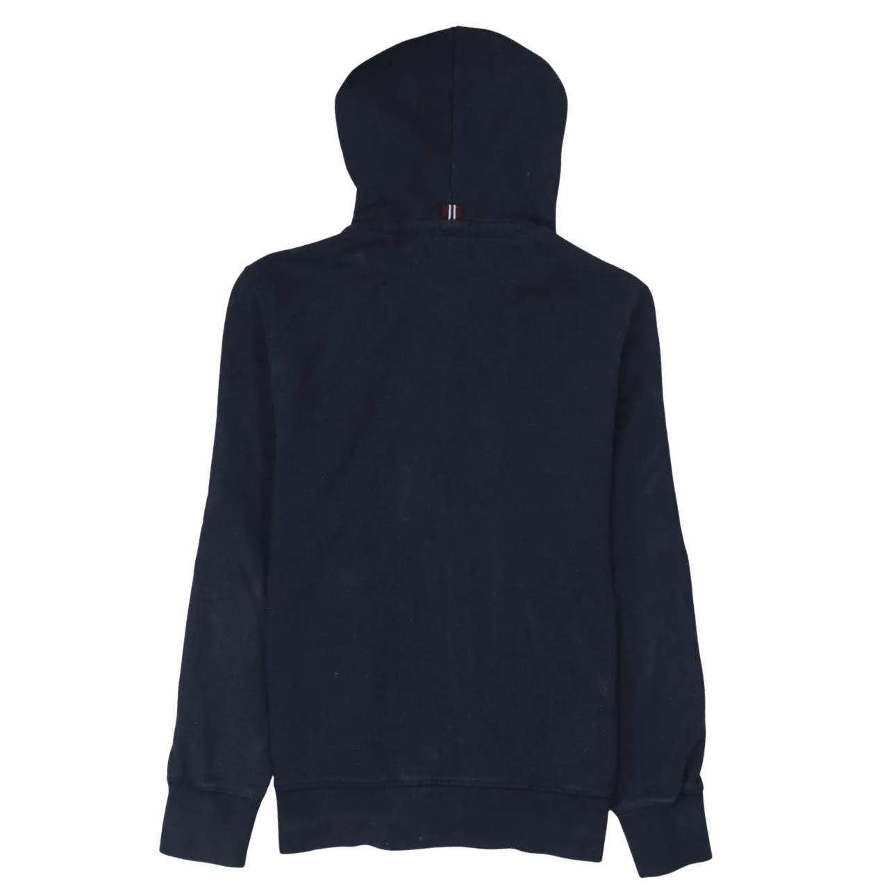 Fred Perry Navy Blue Zip Hoodie Women's Medium Embroidered Laurel Wreath Pockets Sweatshirt sold by Vintage Club product image thumbnail 2
