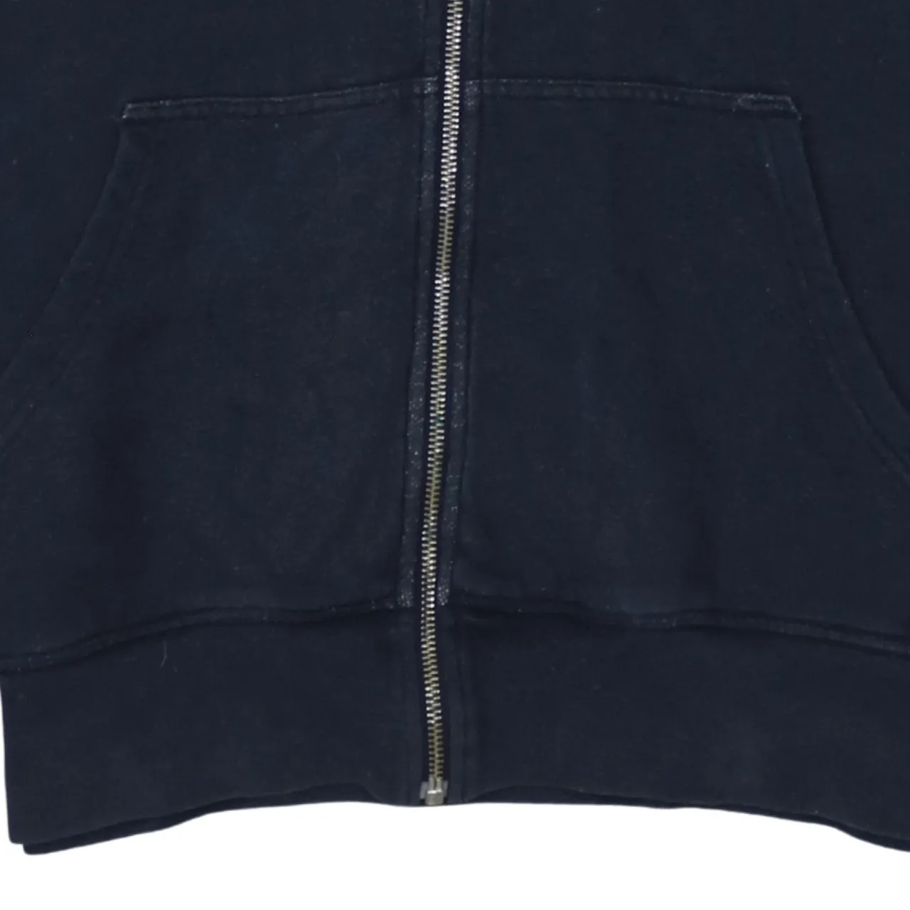 Fred Perry Navy Blue Zip Hoodie Women's Medium Embroidered Laurel Wreath Pockets Sweatshirt sold by Vintage Club product image thumbnail 4