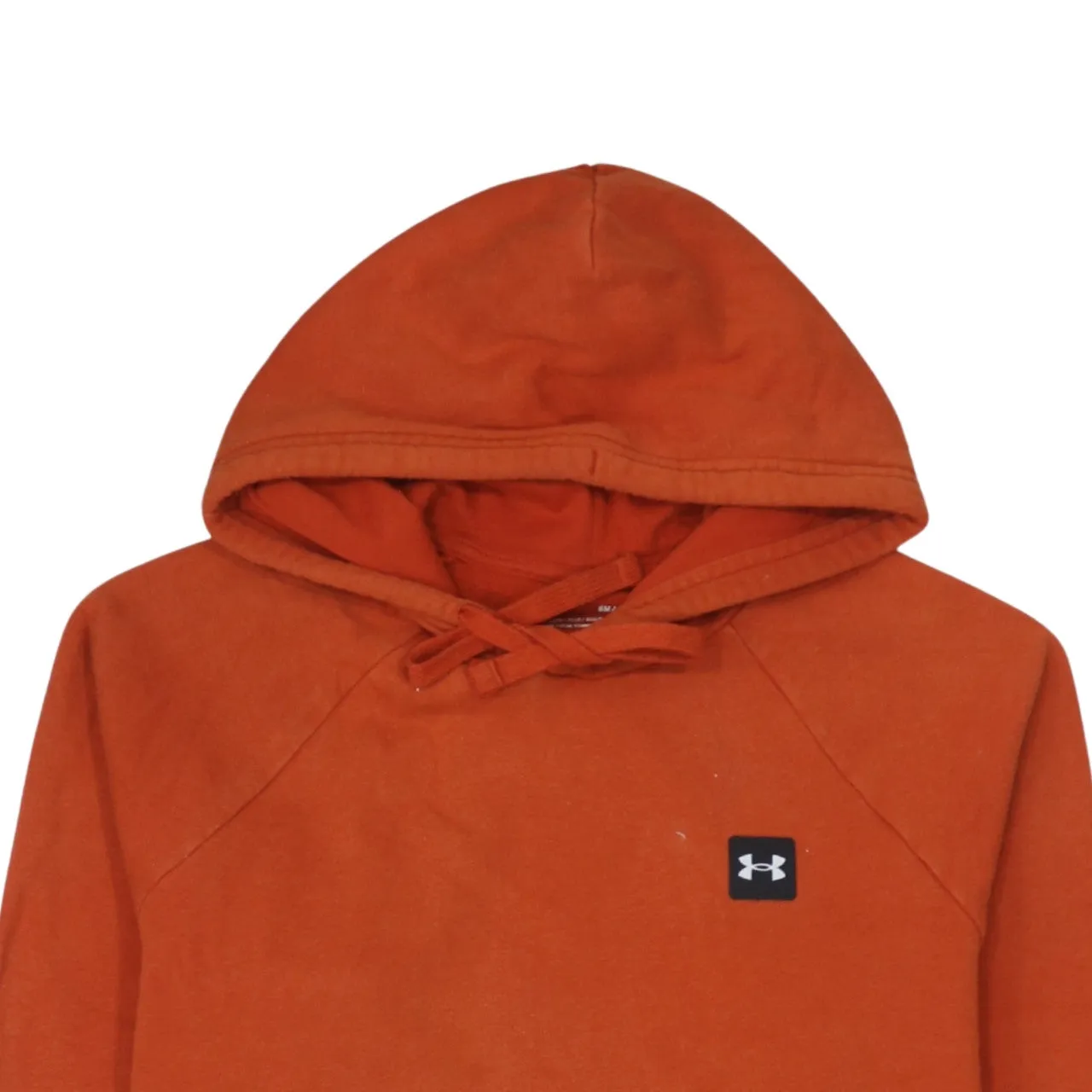 Under Armour 90's Drawstring Pockets Pullover Hoodie Medium Orange sold by Vintage Club product image thumbnail 3