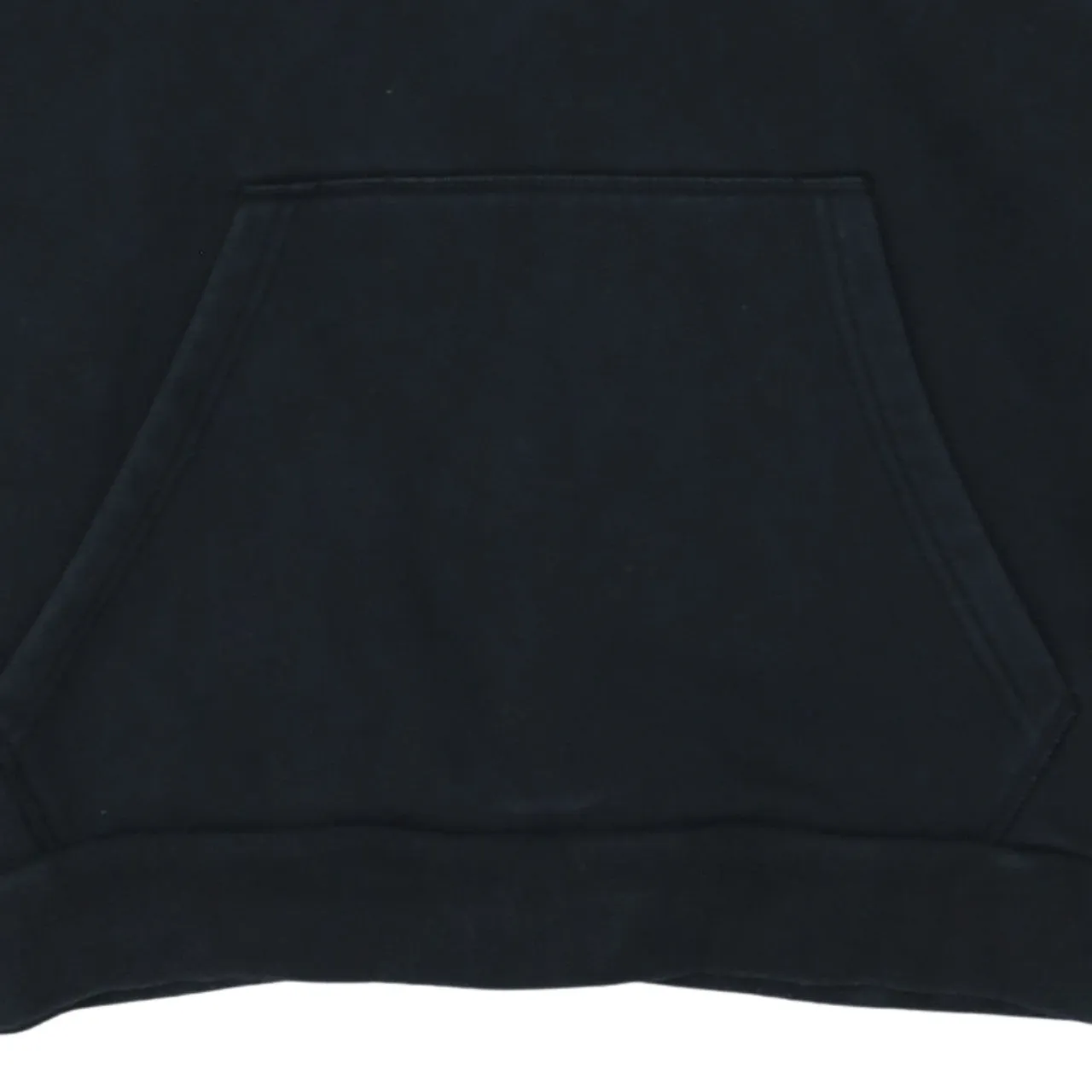 Adidas 90's Drawstring Pockets Pullover Hoodie Medium Black sold by Vintage Club product image thumbnail 4