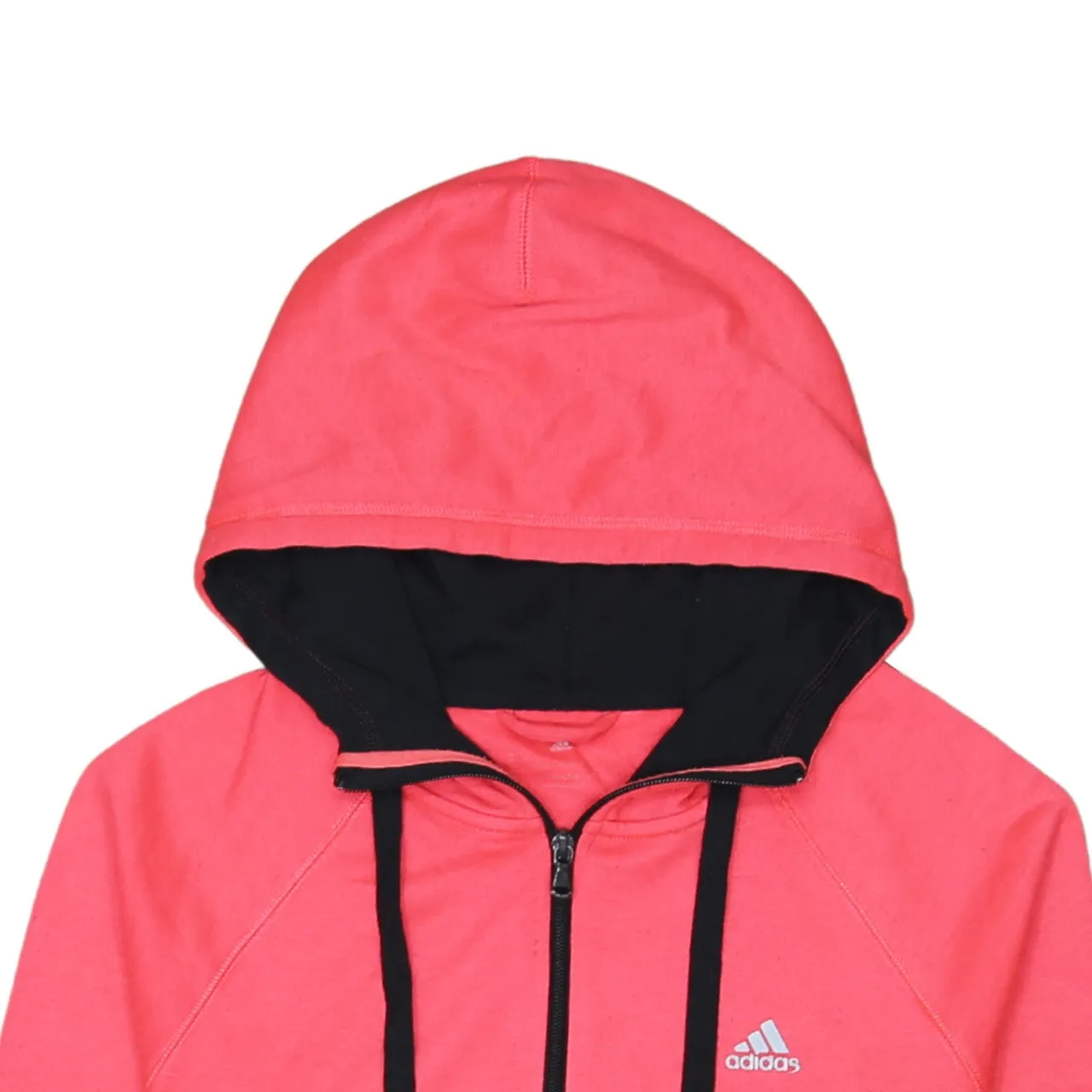 Adidas 90's Lightweight Full Zip Up Hoodie Small Pink sold by Vintage Club product image thumbnail 3