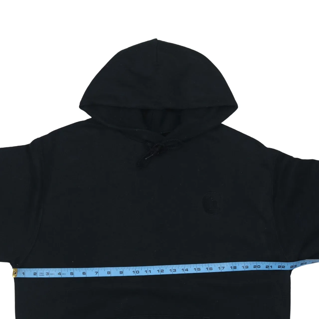 Champion 90's Drawstring Pockets Pullover Hoodie Large Black sold by Vintage Club product image thumbnail 5