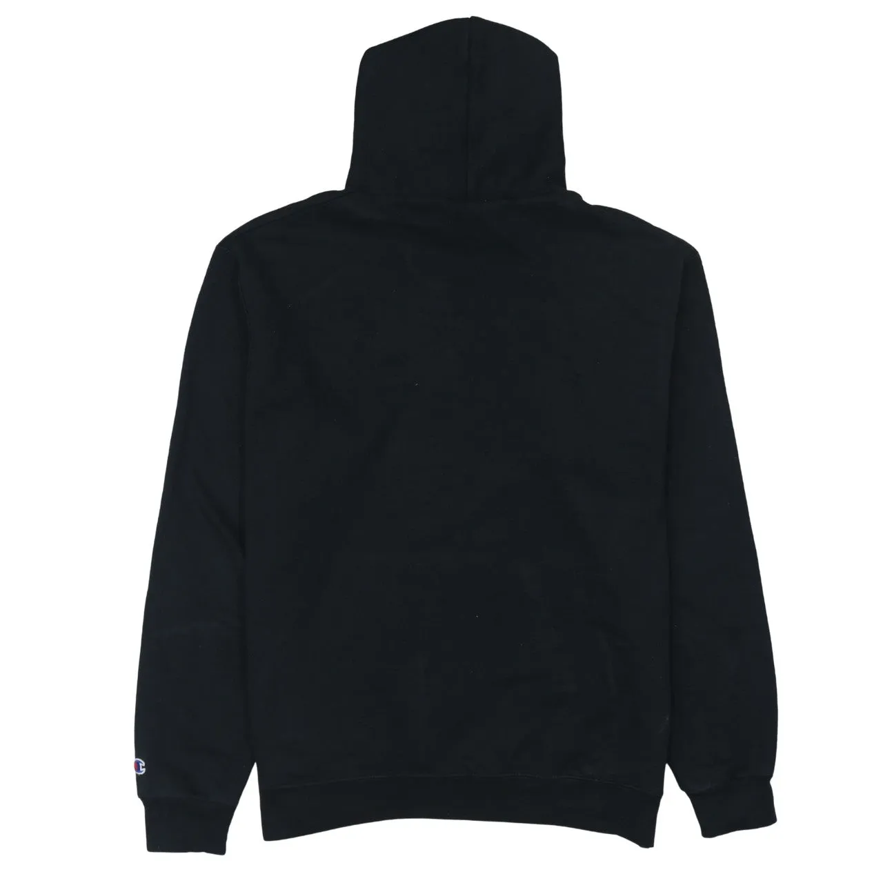 Champion 90's Drawstring Pockets Pullover Hoodie Large Black sold by Vintage Club product image thumbnail 2