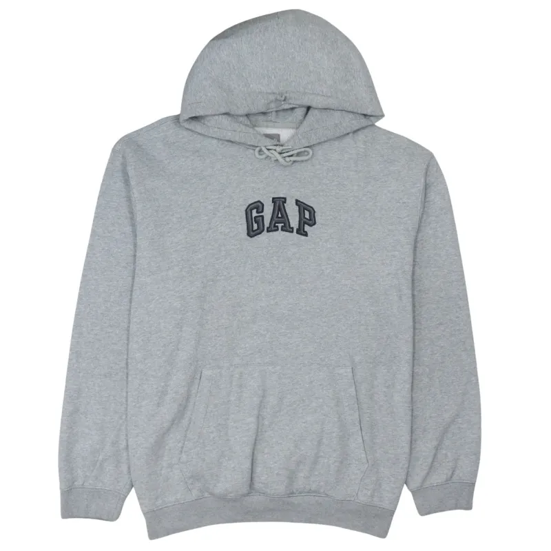 Gap 90's Spellout Pullover Hoodie XLarge Grey sold by Vintage Club