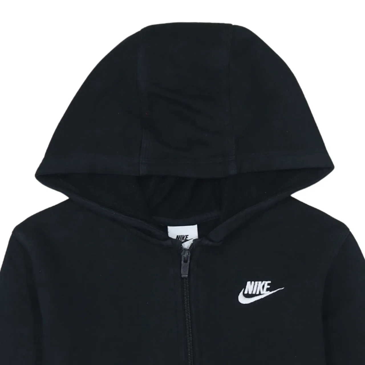 Nike 90's Swoosh Full Zip Up Hoodie Large Black sold by Vintage Club product image thumbnail 3