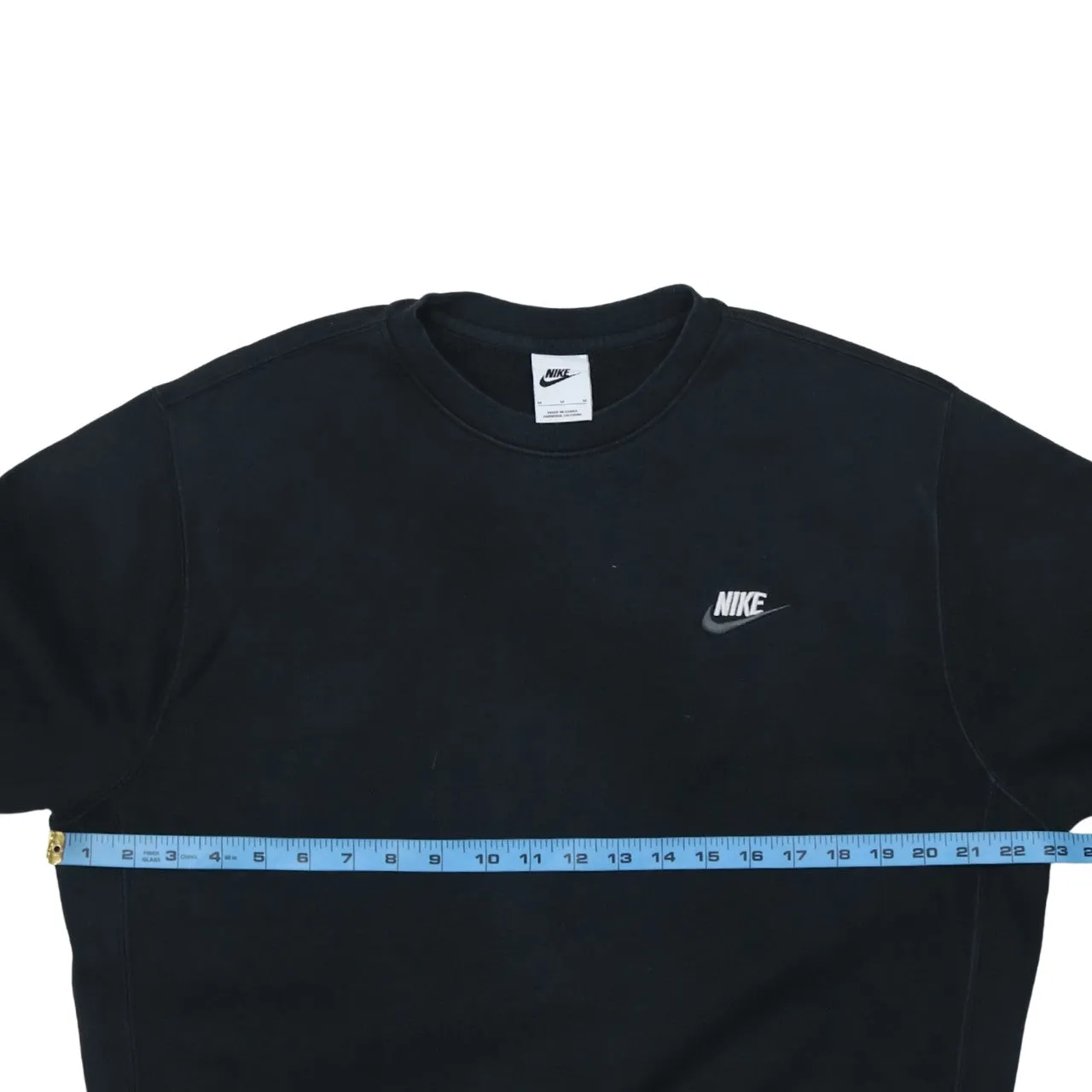 Nike 90's Swoosh Crew Neck Sweatshirt Medium Black sold by Vintage Club product image thumbnail 5