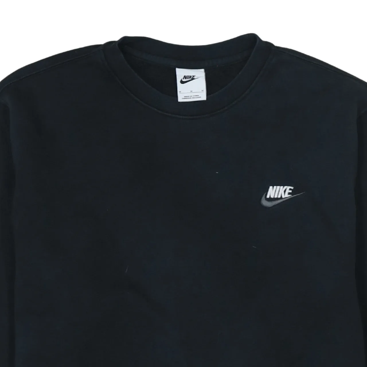 Nike 90's Swoosh Crew Neck Sweatshirt Medium Black sold by Vintage Club product image thumbnail 3