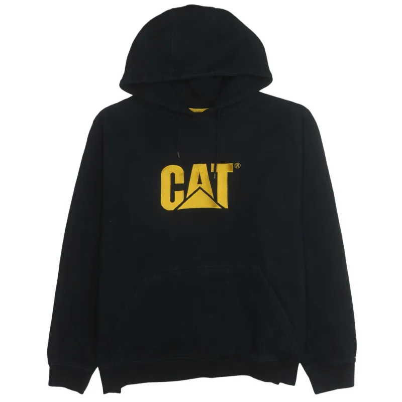 Cat 90's Spellout Pullover Hoodie XXLarge (2XL) Black sold by Vintage Club