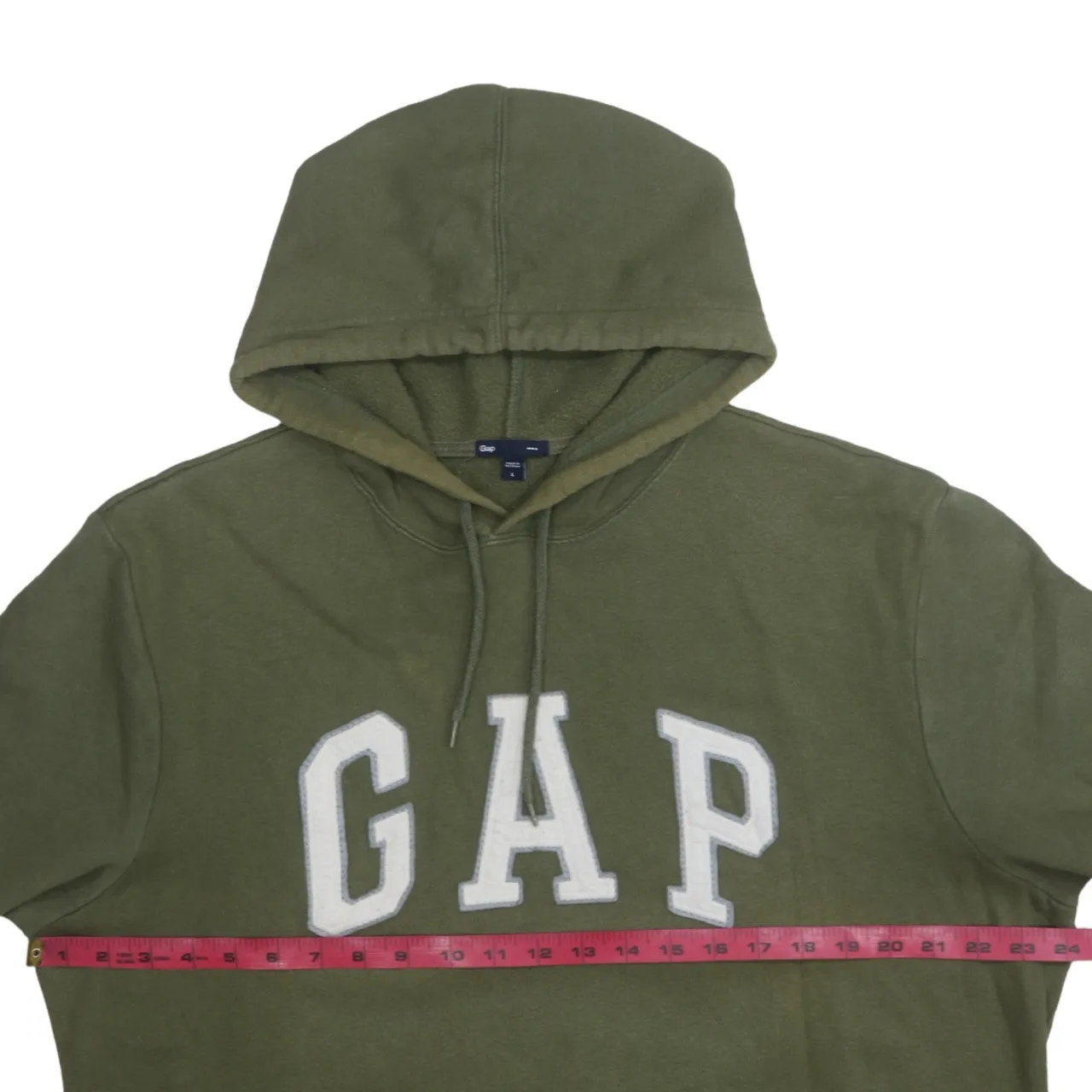 Gap 90's Spellout Pullover Hoodie Large Green sold by Vintage Club product image thumbnail 5
