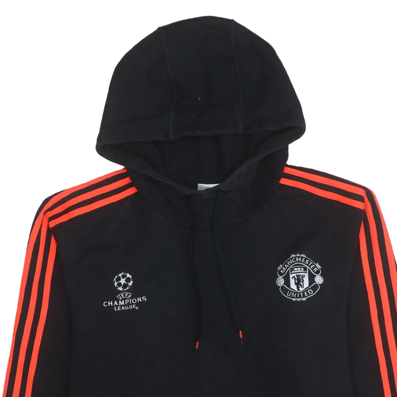 Adidas 90's Manchester United Football Club Pullover Hoodie XLarge Black sold by Vintage Club product image thumbnail 3