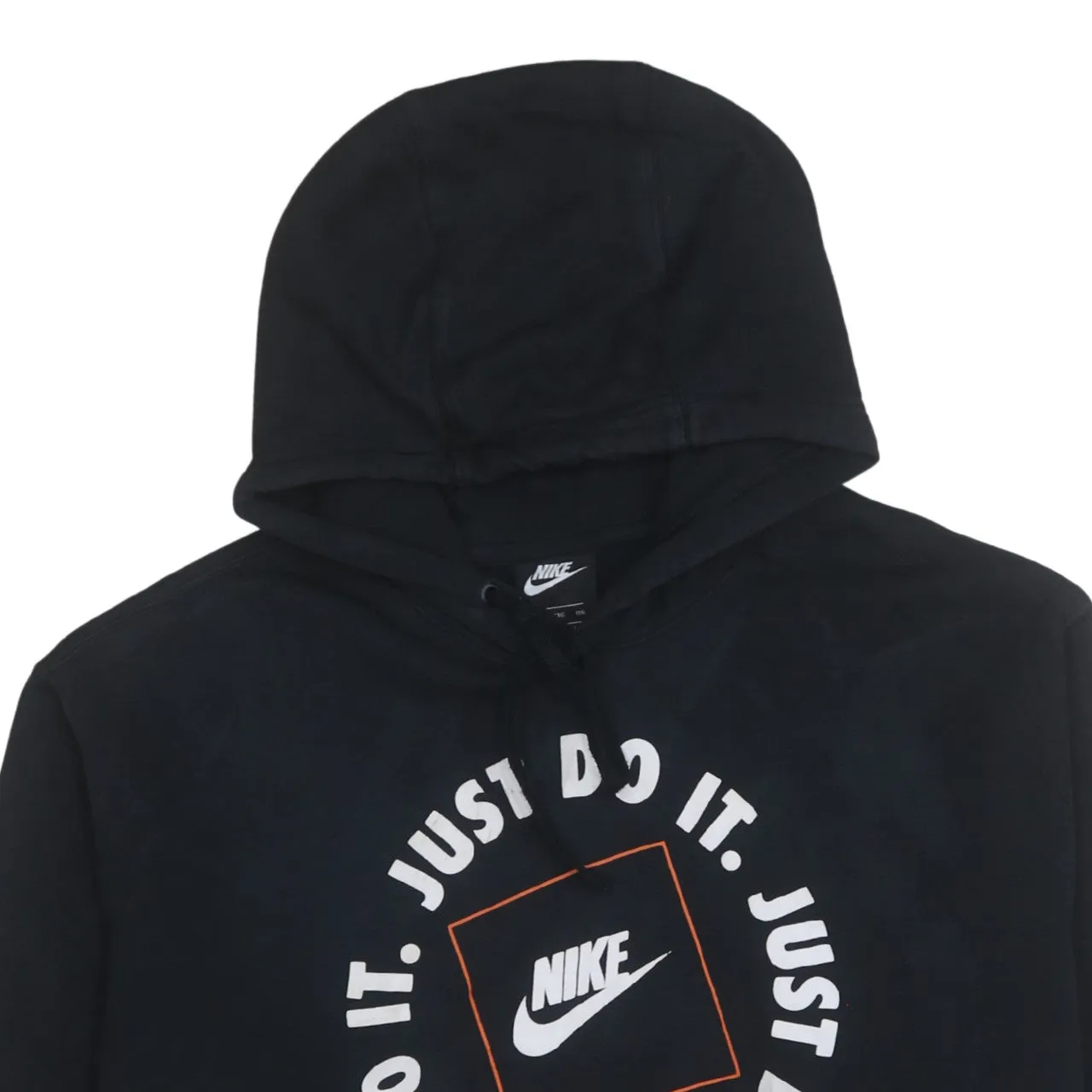 Nike 90's Center Middle Swoosh Pullover Hoodie XXLarge (2XL) Black sold by Vintage Club product image thumbnail 3