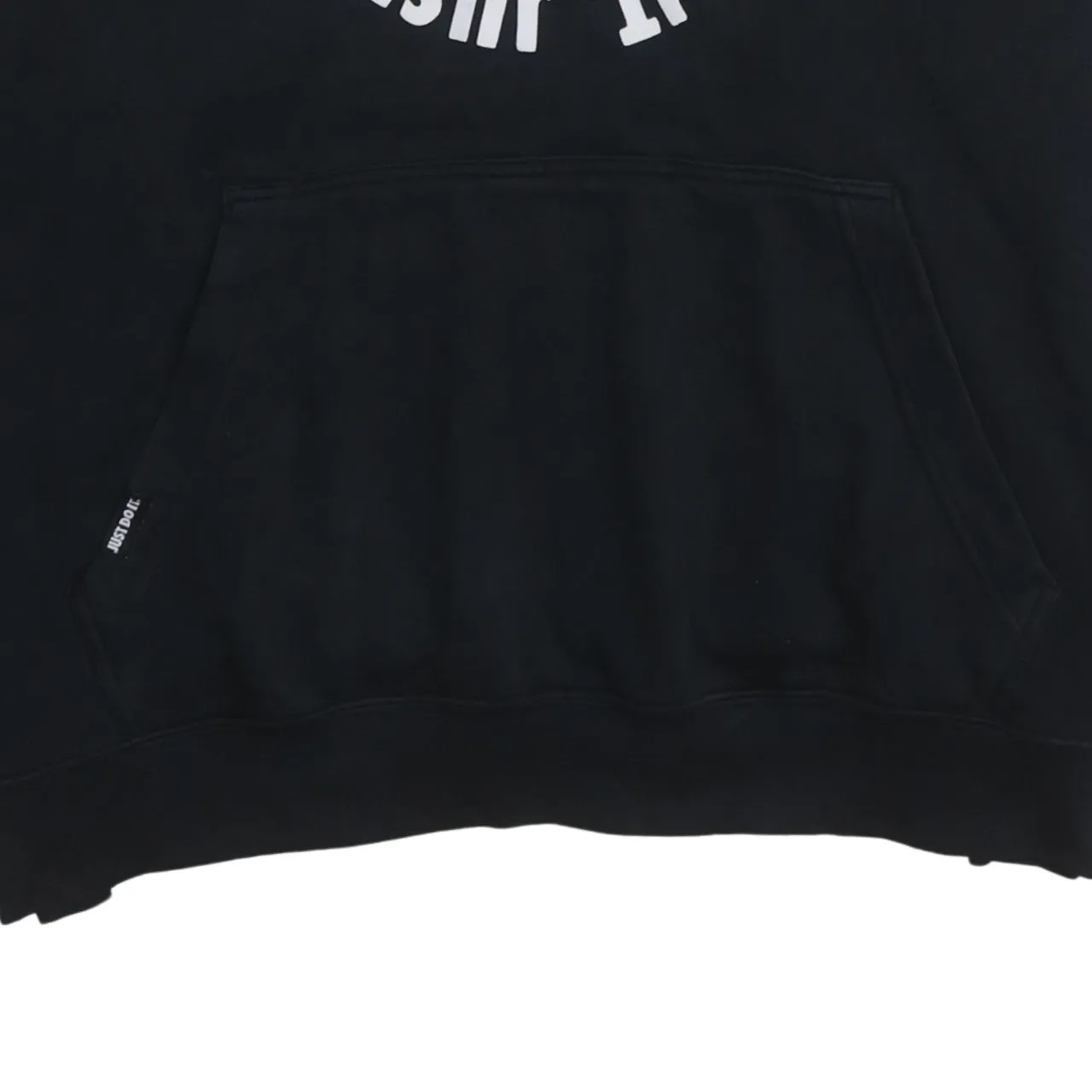 Nike 90's Center Middle Swoosh Pullover Hoodie XXLarge (2XL) Black sold by Vintage Club product image thumbnail 4