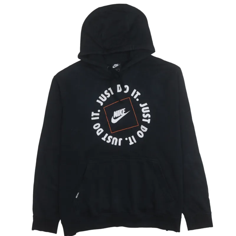 Nike 90's Center Middle Swoosh Pullover Hoodie XXLarge (2XL) Black sold by Vintage Club