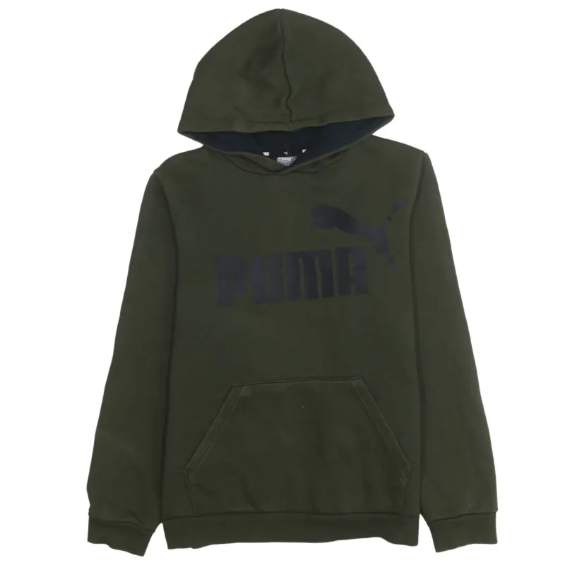 Puma 90's Spellout Pullover Hoodie XLarge Green sold by Vintage Club