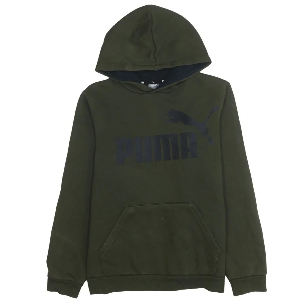Puma 90's Spellout Pullover Hoodie XLarge Green sold by Vintage Club