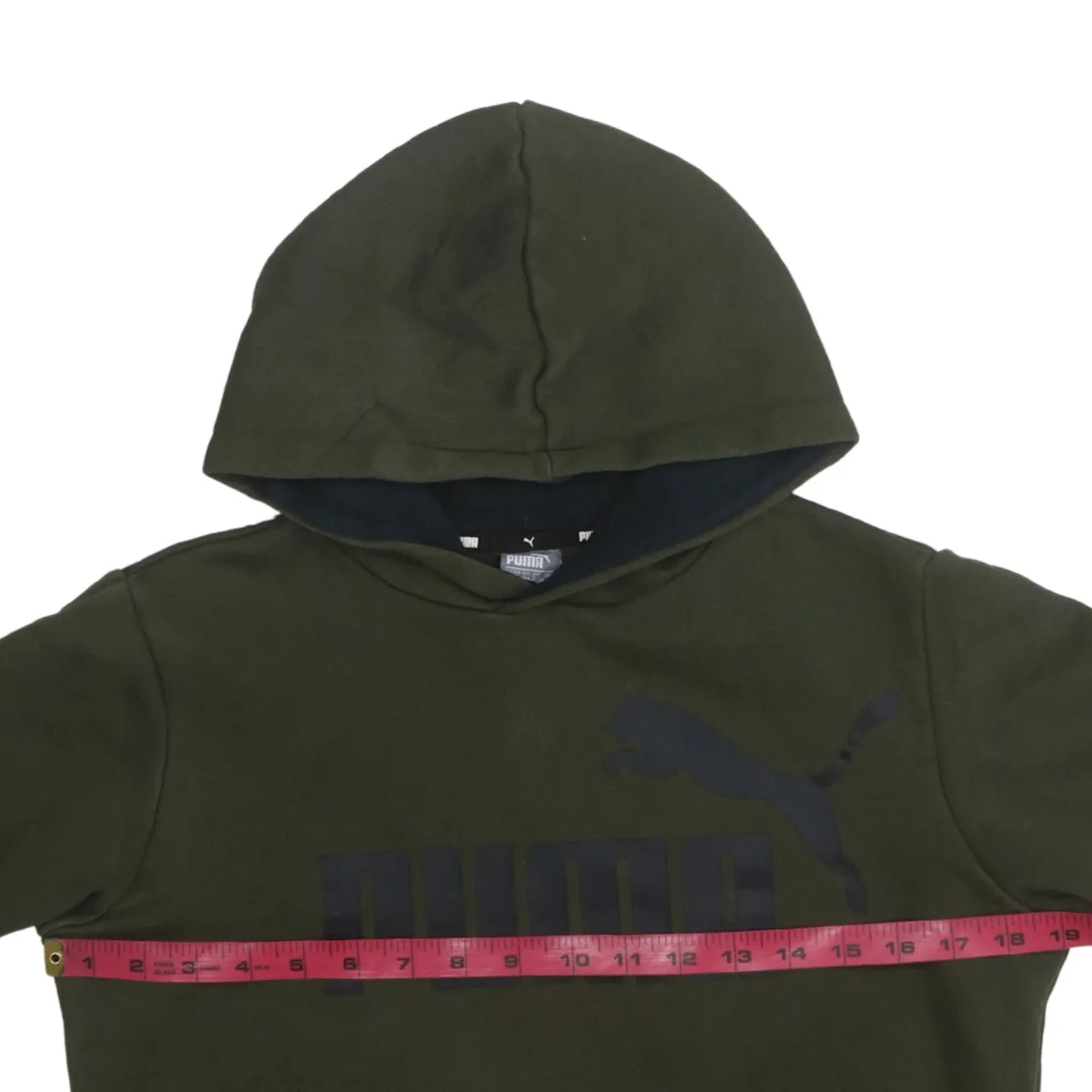 Puma 90's Spellout Pullover Hoodie XLarge Green sold by Vintage Club product image thumbnail 5