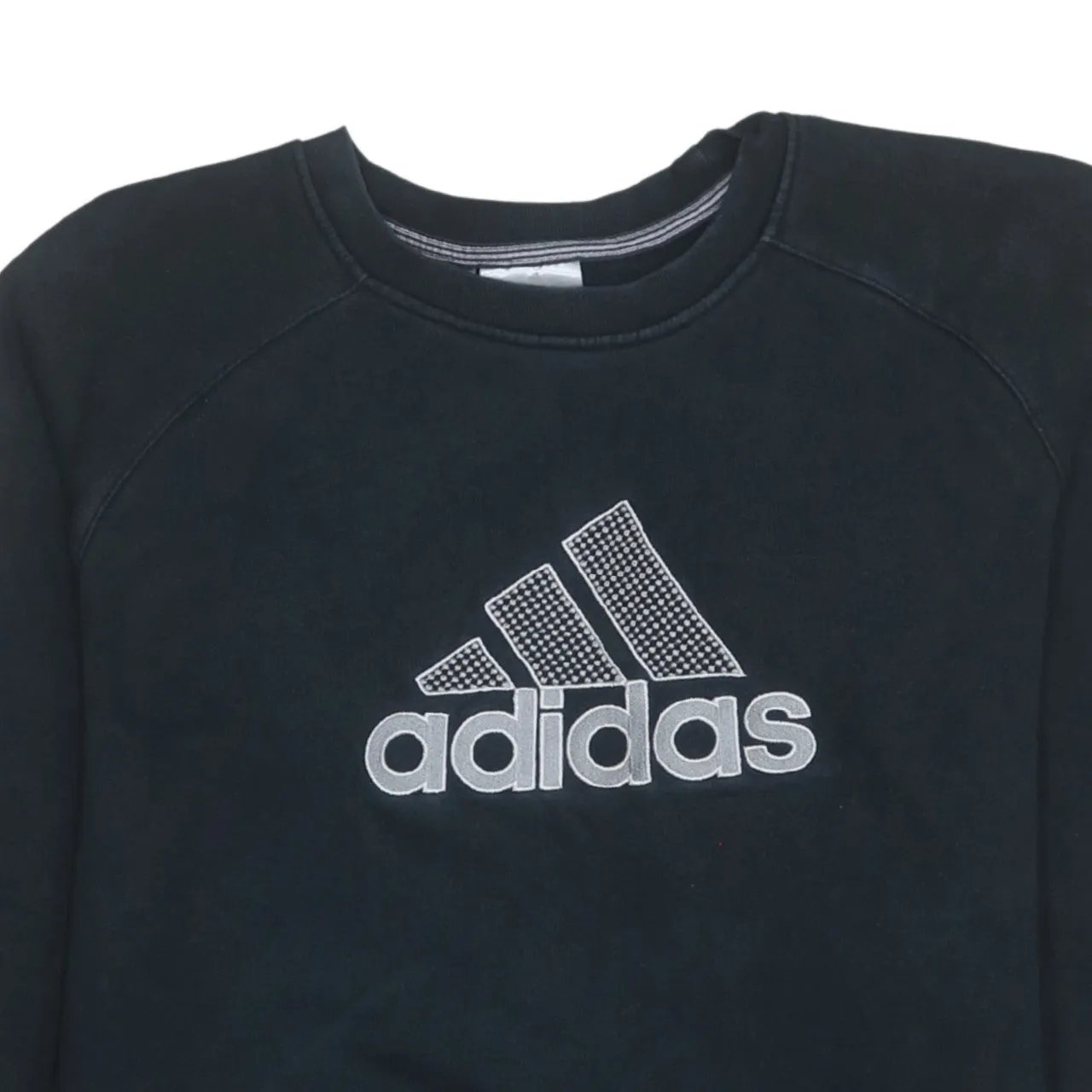 Adidas 90's Spellout Crew Neck Sweatshirt XLarge Black sold by Vintage Club product image thumbnail 3