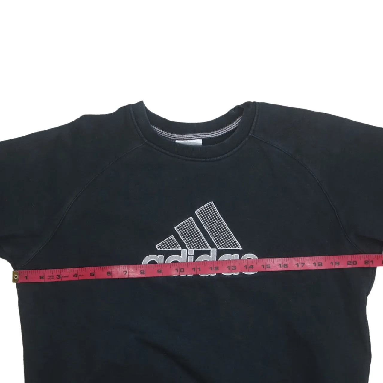 Adidas 90's Spellout Crew Neck Sweatshirt XLarge Black sold by Vintage Club product image thumbnail 5