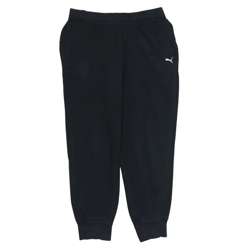 Puma 90's Rib Cuff Casual Joggers / Sweatpants Medium Black made by Puma