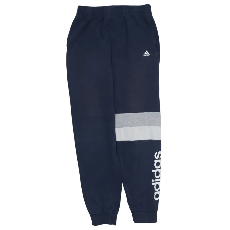 Adidas 90's Rib Cuff Casual Joggers / Sweatpants Large Navy Blue sold by Vintage Club