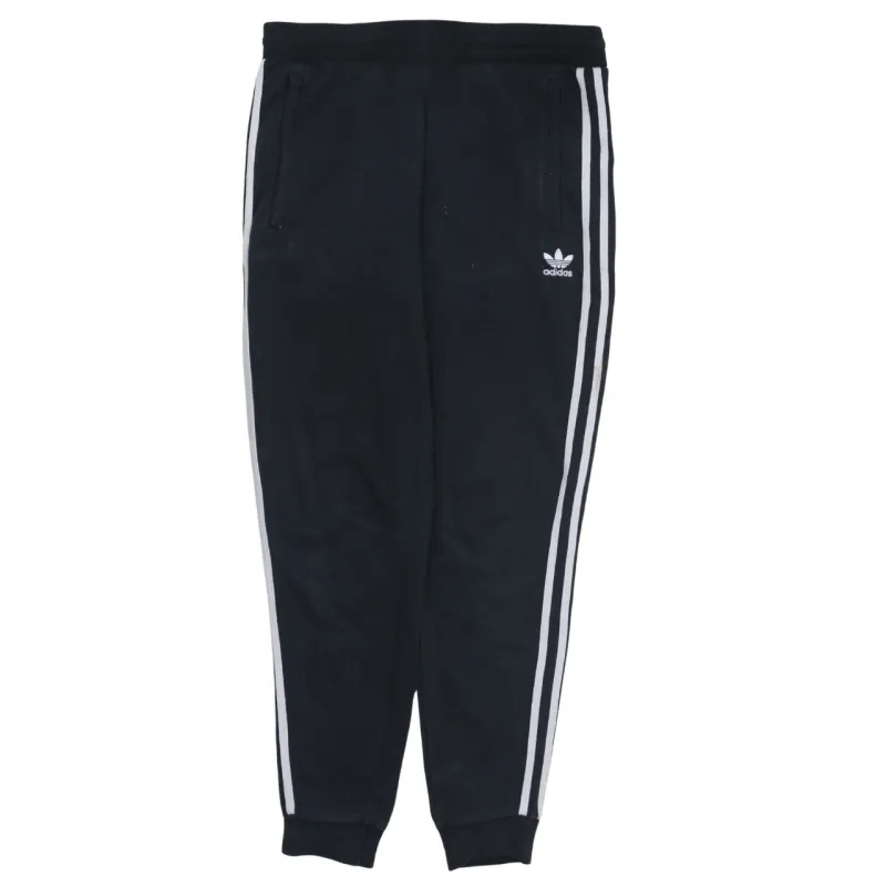 Adidas 90's 3 Stripes Casual Joggers / Sweatpants Medium Black sold by Vintage Club