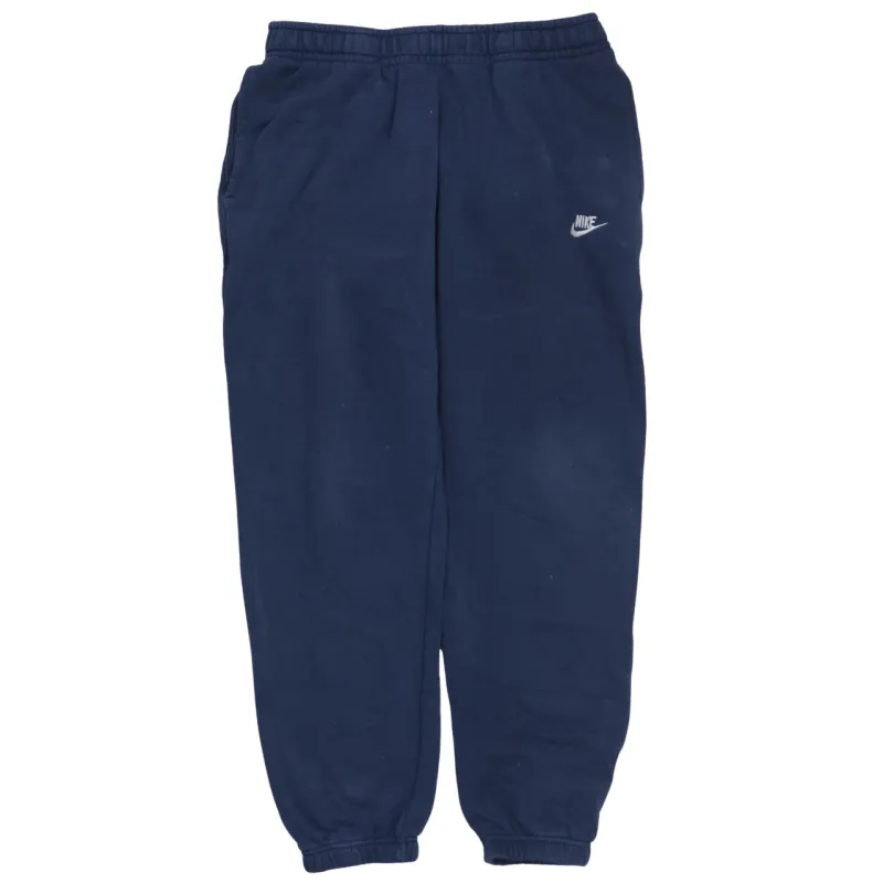 Nike 90's Swoosh Casual Joggers / Sweatpants Large Navy Blue sold by Vintage Club