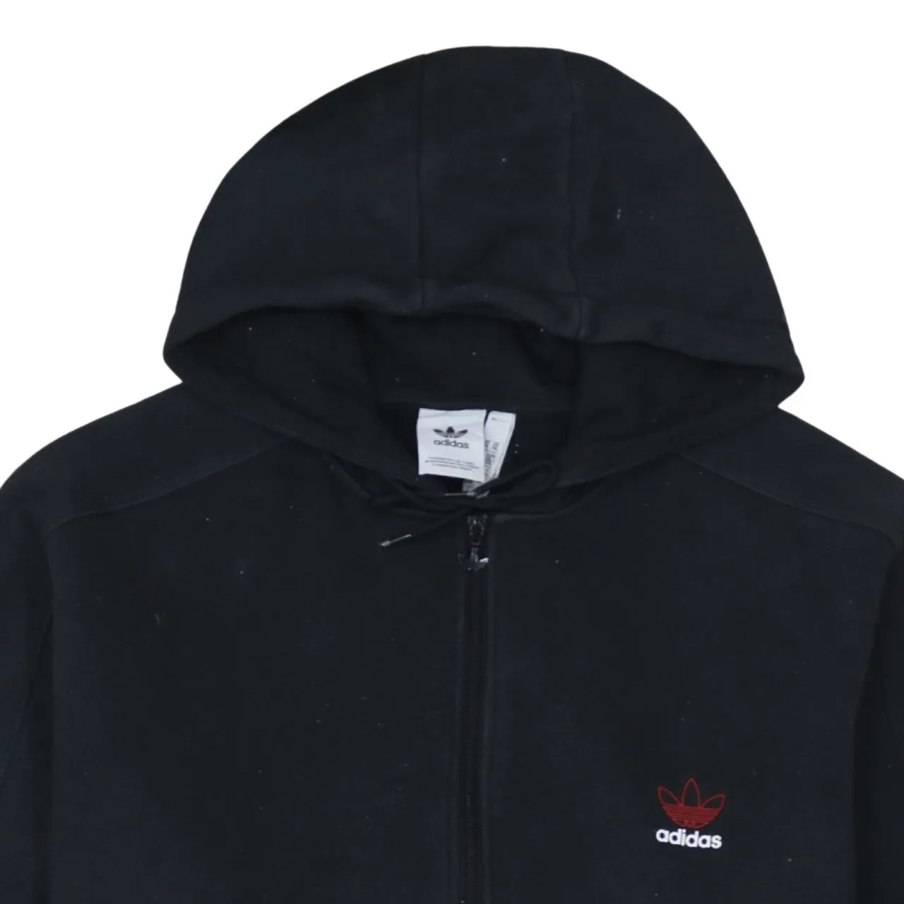Adidas 90's Lightweight Full Zip Up Hoodie XXLarge (2XL) Black sold by Vintage Club product image thumbnail 3