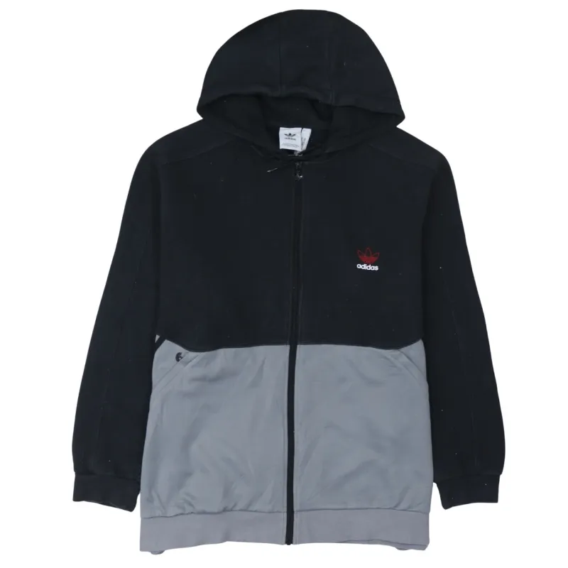 Adidas 90's Lightweight Full Zip Up Hoodie XXLarge (2XL) Black sold by Vintage Club