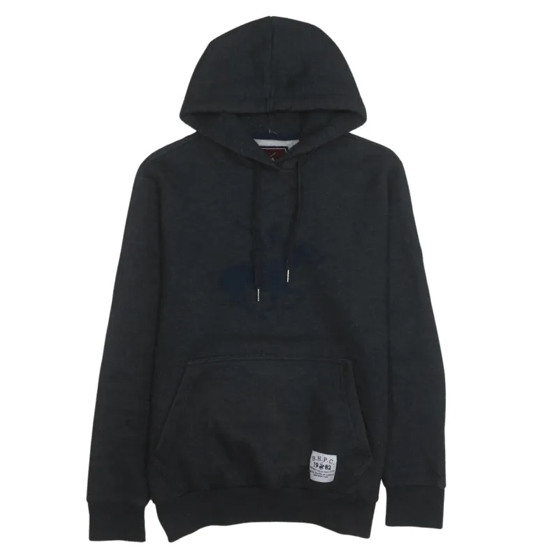 Polo Ralph Lauren 90's Drawstring Pockets Pullover Hoodie Medium Black sold by Vintage Club