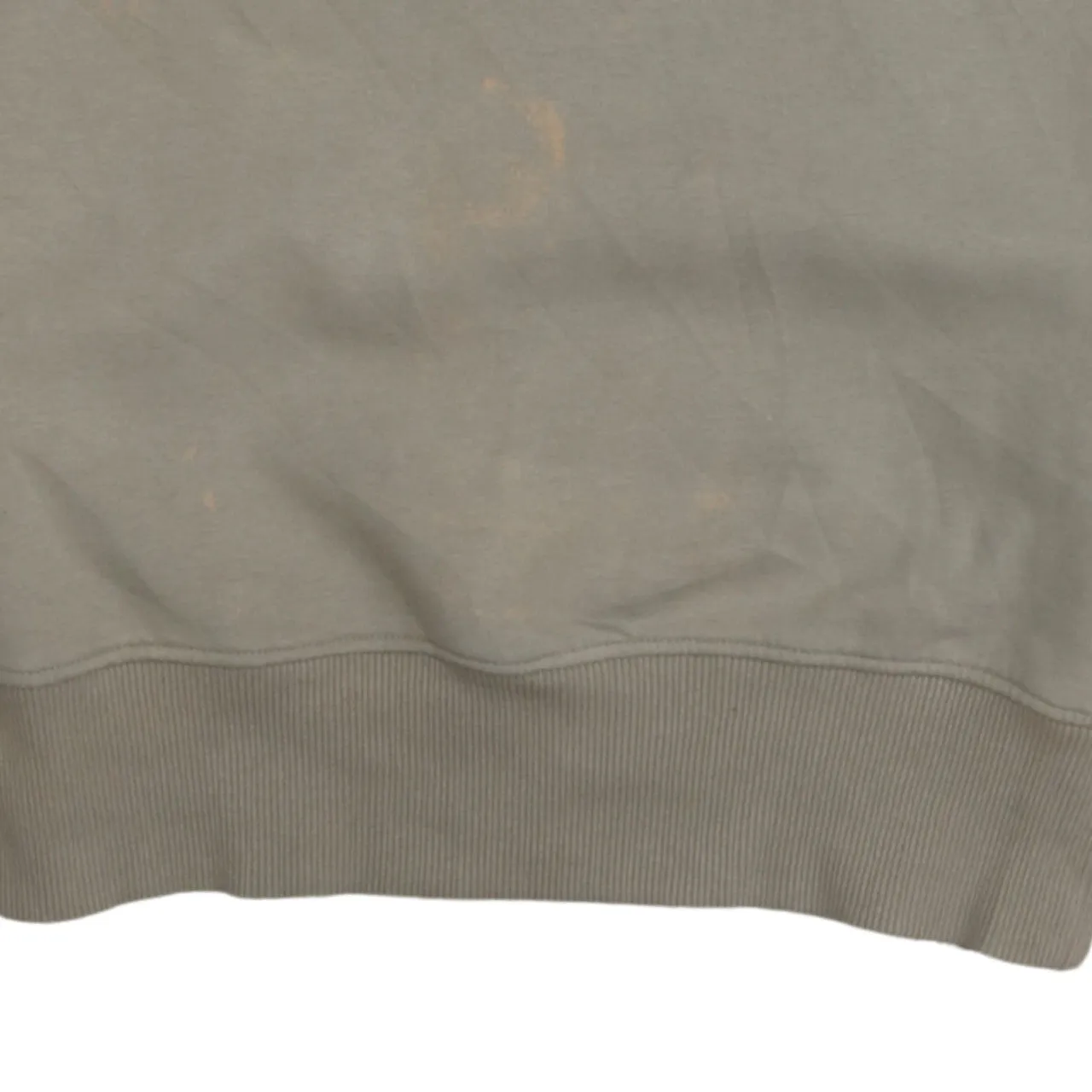 The North Face Beige Crewneck Sweatshirt Men's Small Embroidered Logos Ribbed Trim Pullover Top sold by Vintage Club product image thumbnail 4