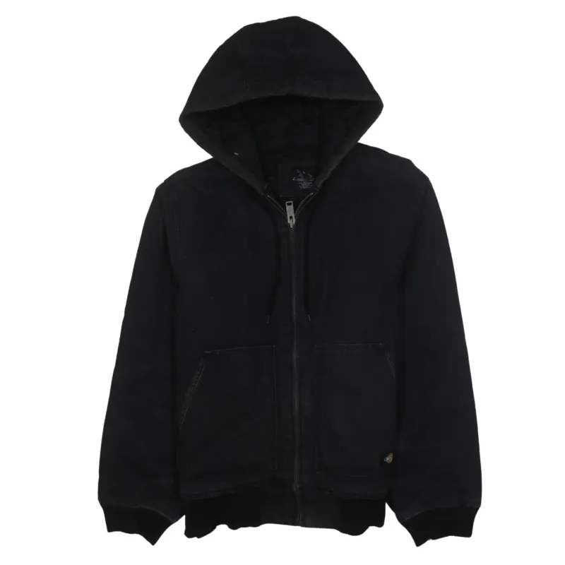 Dickies 90's Plain Full Zip Up Windbreaker Medium Black sold by Vintage Club