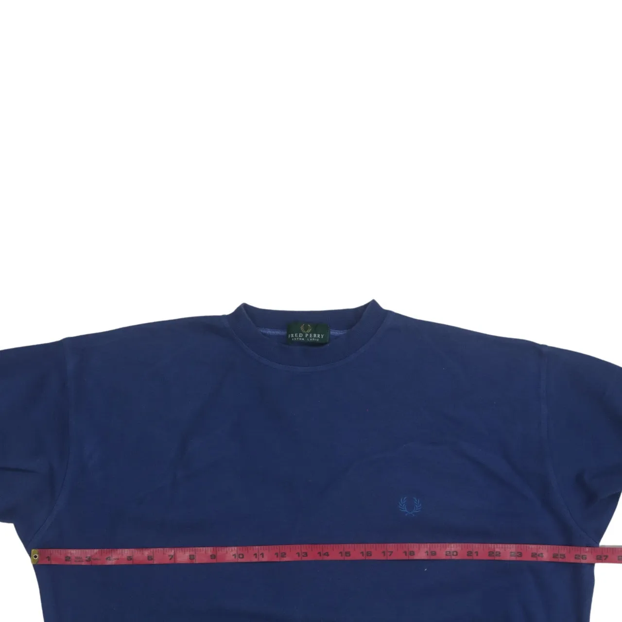 FRED PERRY 90's Lightweight Crew Neck Sweatshirt XXLarge Navy Blue sold by Vintage Club product image thumbnail 5