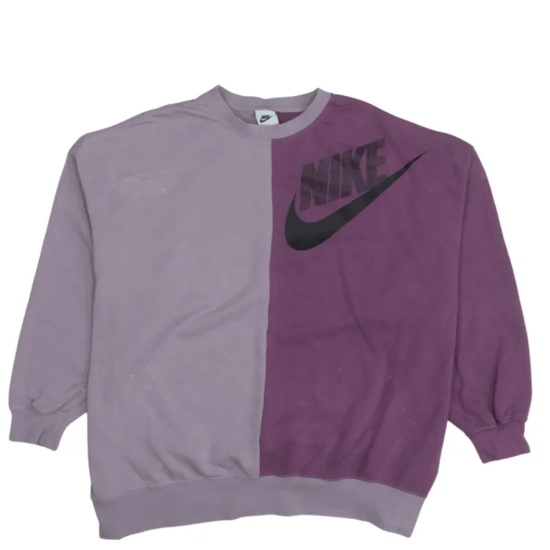 Nike 90's Swoosh Crew Neck Sweatshirt Small Purple sold by Vintage Club