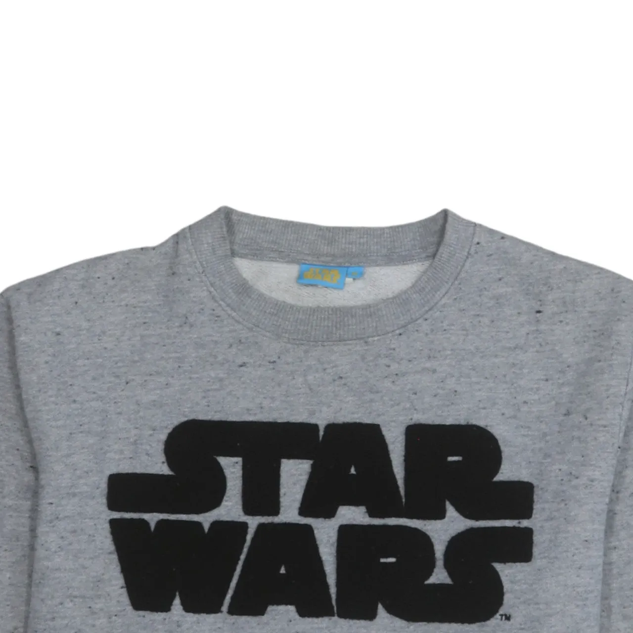Star Wars 90's Spellout Crew Neck Sweatshirt Medium Grey sold by Vintage Club product image thumbnail 3