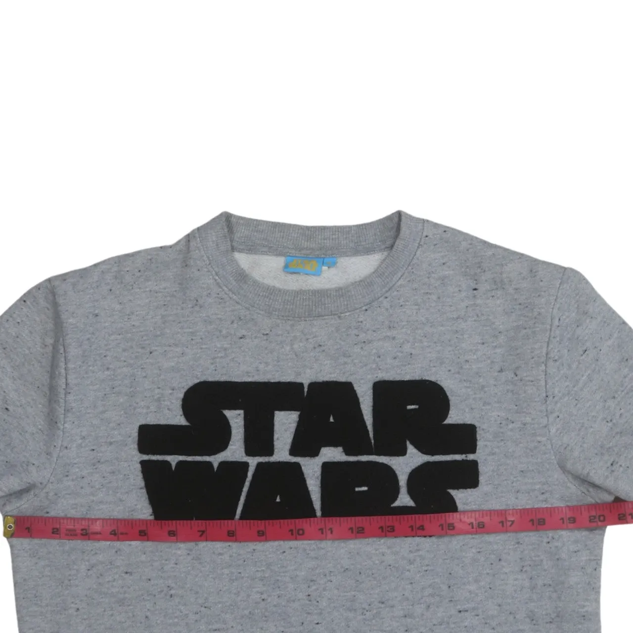 Star Wars 90's Spellout Crew Neck Sweatshirt Medium Grey sold by Vintage Club product image thumbnail 5