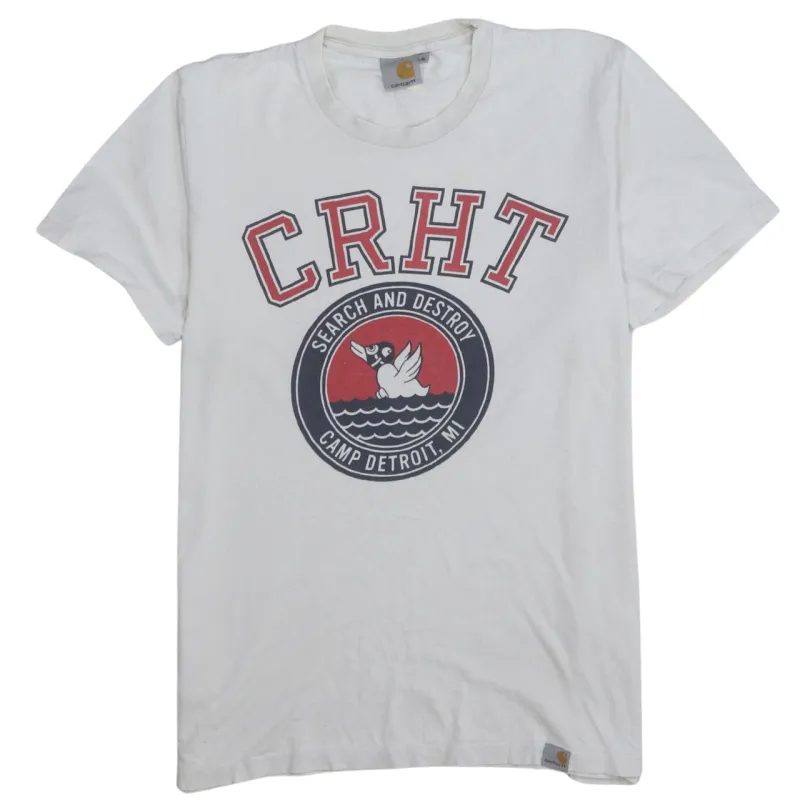 Carhartt 90's Short Sleeves Crew Neck T Shirt Medium White sold by Vintage Club