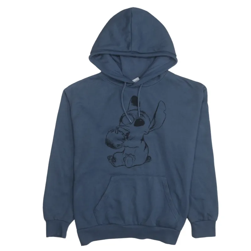 Disney 90's Stitch Pullover Hoodie Medium Brown sold by Vintage Club