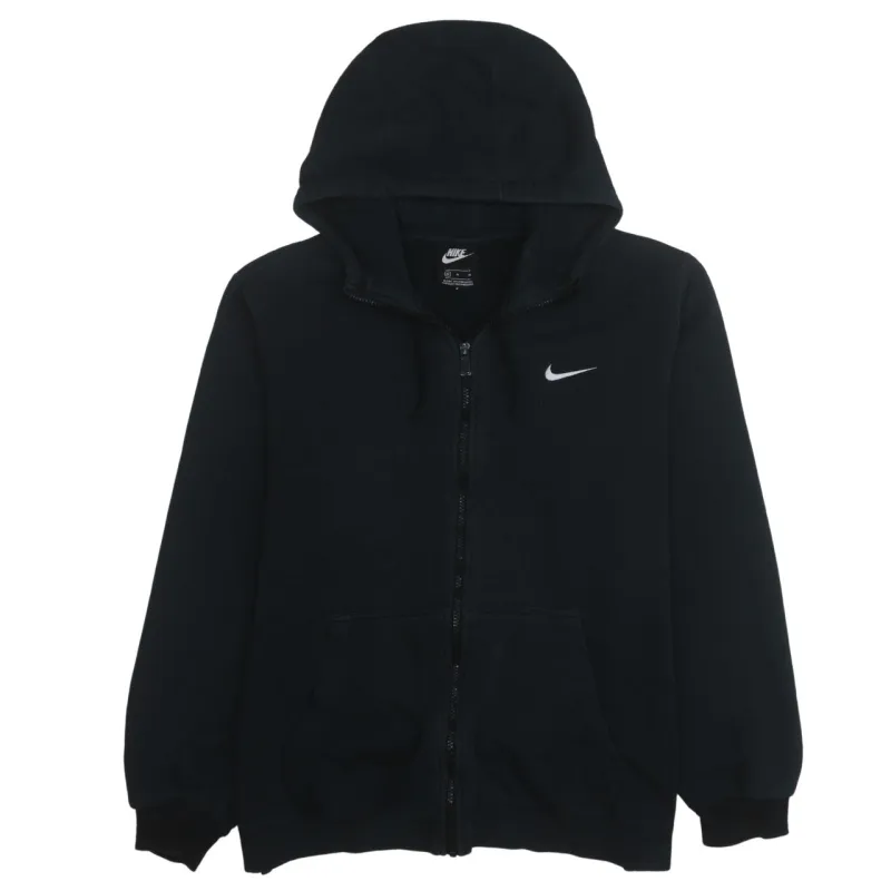 Nike 90's Swoosh Full Zip Up Hoodie Medium Black sold by Vintage Club