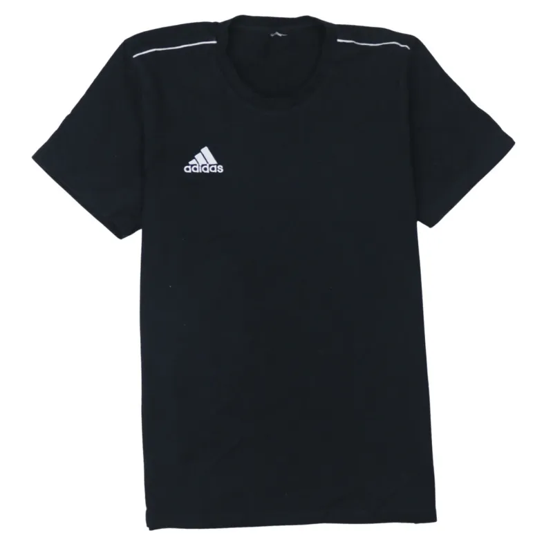 Adidas 90's Short Sleeves Crew Neck T Shirt Small  Black sold by Vintage Club