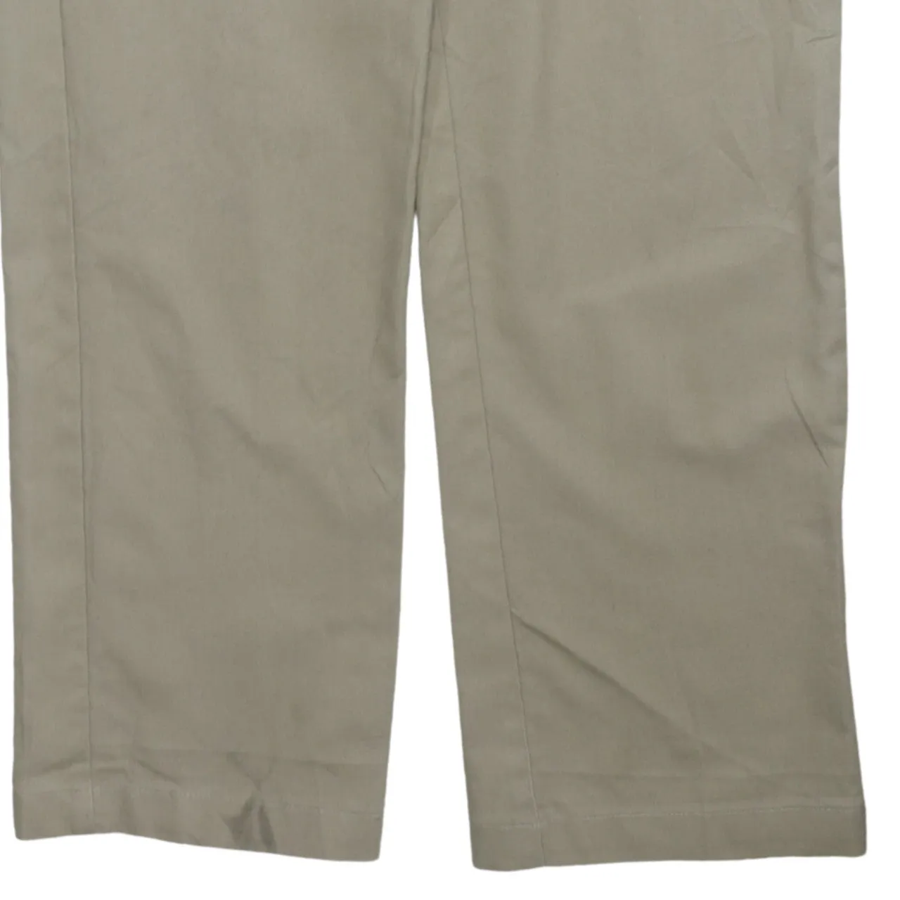 Dickies 90's Drawstring Pockets Straight Leg Baggy Trousers / Pants 32 Beige Cream sold by Vintage Club product image thumbnail 4