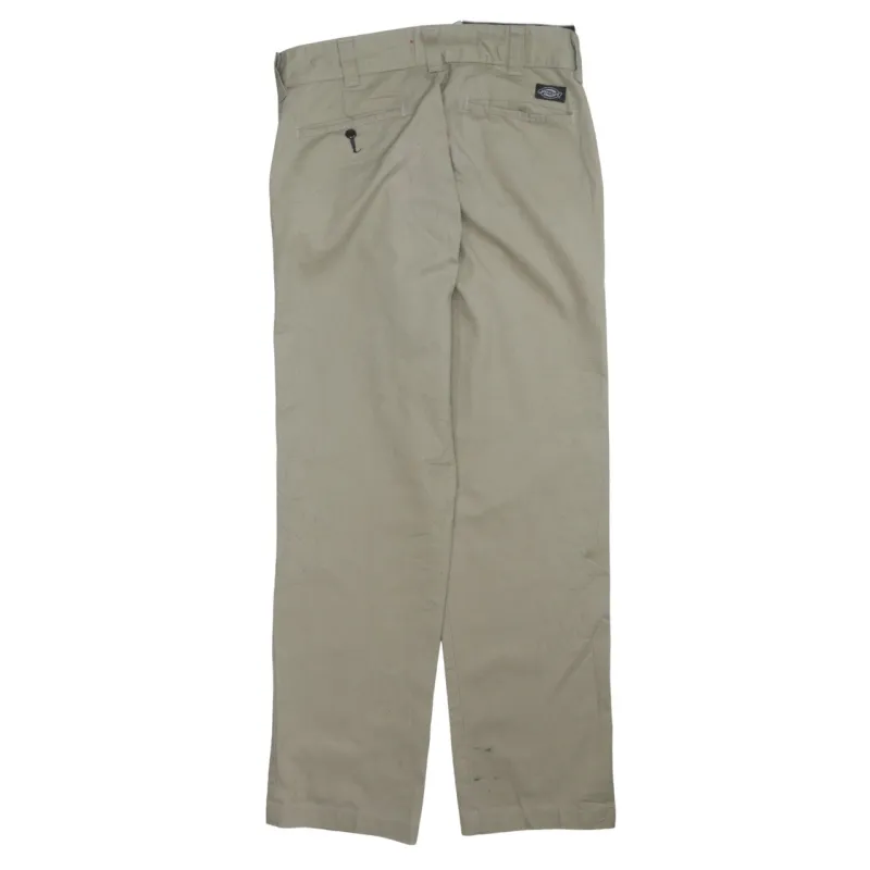 Dickies 90's Drawstring Pockets Straight Leg Baggy Trousers / Pants 32 Beige Cream sold by Vintage Club